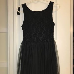 Finn & Clover Black Lace Dress